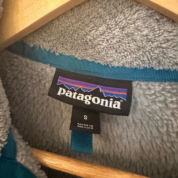 Women's Gray Patagonia Fleece Pull Over sz S Patagonia Re-Tool Fleece - Picture 5 of 9